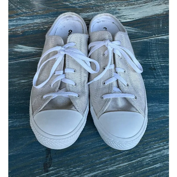 Sparkly Gold Metallic, size 10 womens CONVERSE Chuck Taylor All Star - Picture 1 of 9